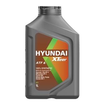 1011412- HYUNDAI XTeer ATF 6 , Трансмиссионное масло для АКПП синтетика - 1л