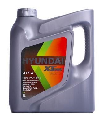 1041412- HYUNDAI XTeer ATF 6 , Трансмиссионное масло для АКПП синтетика - 4л